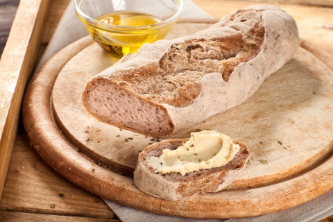 Bagietka bezglutenowa "FRANCUSKA" Lady Baker, z bio tapioki, mąk bio z ciecierzycy i sorgo i bio oliwy z oliwek, wegańska